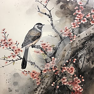 Tranquil Sumi-e Painting