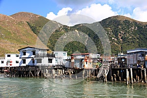 Tranquil Tai O Fishing Village on Lantau Island