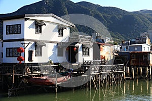 Tranquil Tai O Fishing Village on Lantau Island