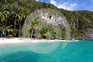 Tranquil tropical beach