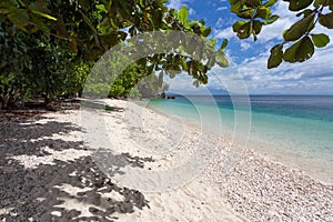 Tranquil tropical beach