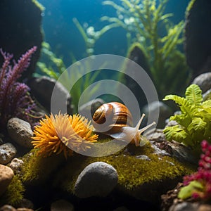 Submerged Serenity: The Habitat of the Bruneau Hot Springs Snail photo