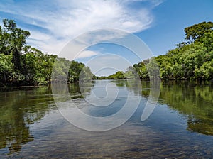 Tranquil View over the kafue river in zambia