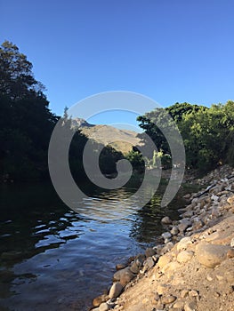 Tranquil view of a river in Paarl