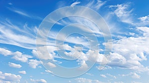 tranquility blue sky clouds vertical