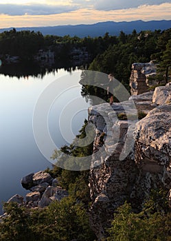 Tranquility on Lake Minnewaska photo