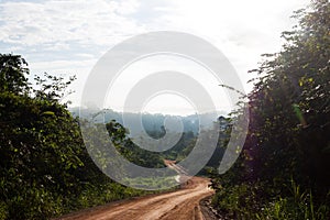 Trans-Amazonian Highway in Brazil