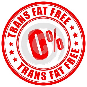 Trans fat free label