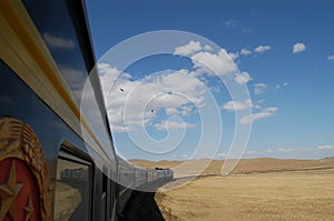 Trans Mongolian railway photo