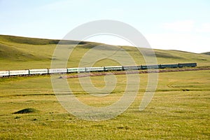 Trans-Siberian Railway from beijing china to ulaanbaatar mongolia