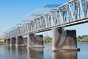 Trans Siberian railway bridge