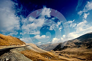 Transalpina, the highest altitude road in Romania