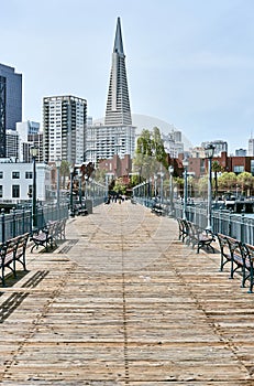 Pier 7 in San Francisco, California, USA