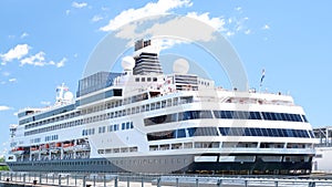 Transatlantic cruise ship photo