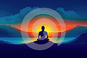 Transcendental Meditation: Embracing the Supernatural Light - Generative AI