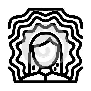 transcendental meditation line icon vector illustration