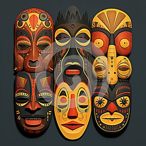 Transcending Boundaries: Exploring Cross-Cultural Influences in Tribal Masks