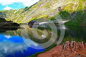 Transfagarasan Balea in the Fagaras Mountain, Romania