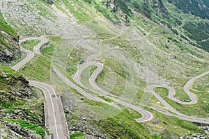 Transfagarasan mountain road