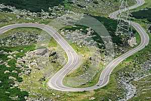 Transfagarasan mountain road