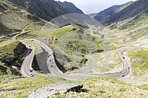 Transfagarasan mountain road