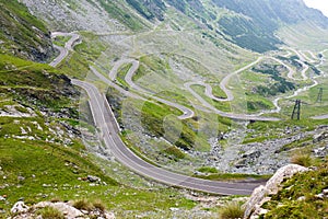 Transfagarasan mountain road