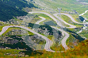 Transfagarasan mountain road