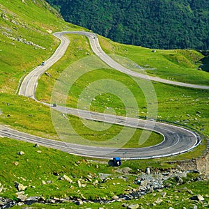 Transfagarasan mountain road