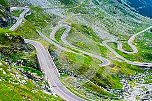 Transfagarasan mountain road