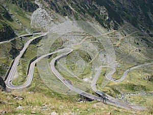 Transfagarasan road Romania