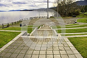 Transfer beach park and amphitheater in Ladysmith, Vancouver Isl photo