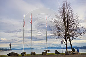 Transfer Beach park in Ladysmith, Vancouver Island, Canada