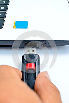 Transfer Data Using Flash Drive