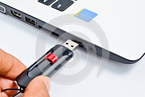 Transfer Data Using Flash Drive
