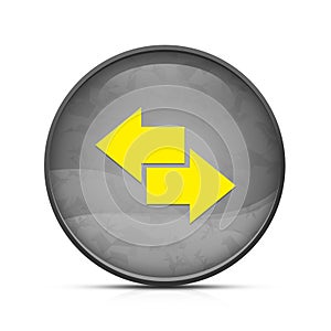 Transfer icon on classy splash black round button illustration