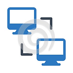 Transfer glyph color icon