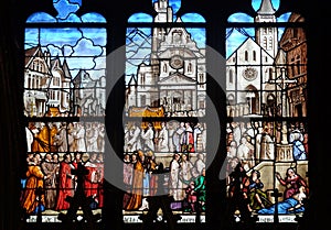 Transfer the sarcophagus of St. Genevieve