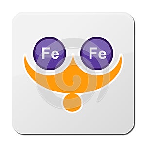 Transferrin receptor icon, a carrier protein for transferrin. Needed for the import of iron into the cell and is regulated in