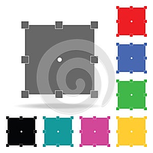 transform button icon. Elements in multi colored icons for mobile concept and web apps. Icons for website design and development,