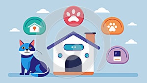 Transform your home into a pet paradise with our automated hub that keeps your furry companions entertained and happy photo