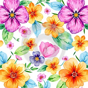 Unleash Your Inner Florist Beautiful Watercolor Garden Patterns for DIY Greeting Cards and More Digital PrintandCut