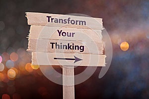 Transform your thinking photo