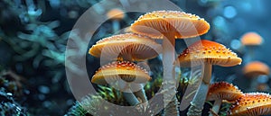 The Transformation of Psilocybin into Psychedelic Psilocin in Magic Mushrooms. Concept Psilocybin,