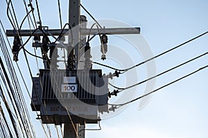 Transformer transmission electricity convert high voltage to low voltage