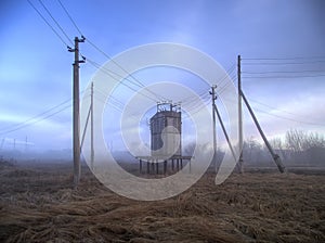 Transformer vault of electrical current in the field