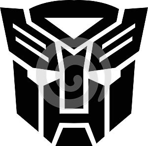 Transformers Movie symbol icon logo face robot clipart image