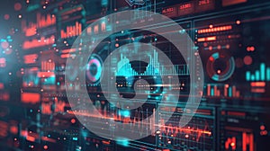 Transforming data into business strategies with AI-driven insights on a dynamic dashboard. AI insights