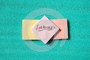 Transforming Doubt â Impossible to I'm Possible