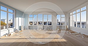 Transforming Spaces. Chronicles of a Large Apartment Overhaul. Generative AI