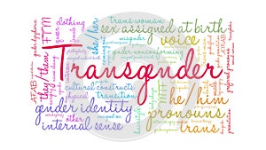 Transgender Animated Word Cloud